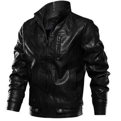 WINDBREAKER LEATHER JACKET