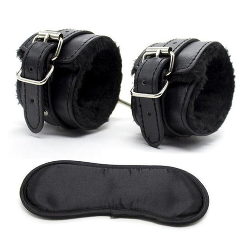 LacyNighty™ Handcuff & Blindfold Set