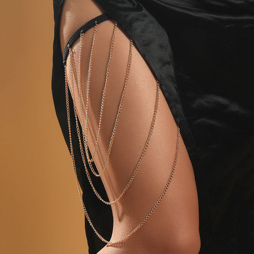 Cascade Thigh Garter Chain