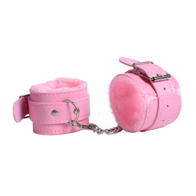 LacyNighty™ Leather Handcuffs