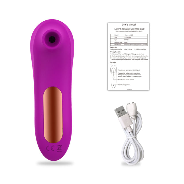 LacyNighty™ Vibrating Sucking Clitoral Massager
