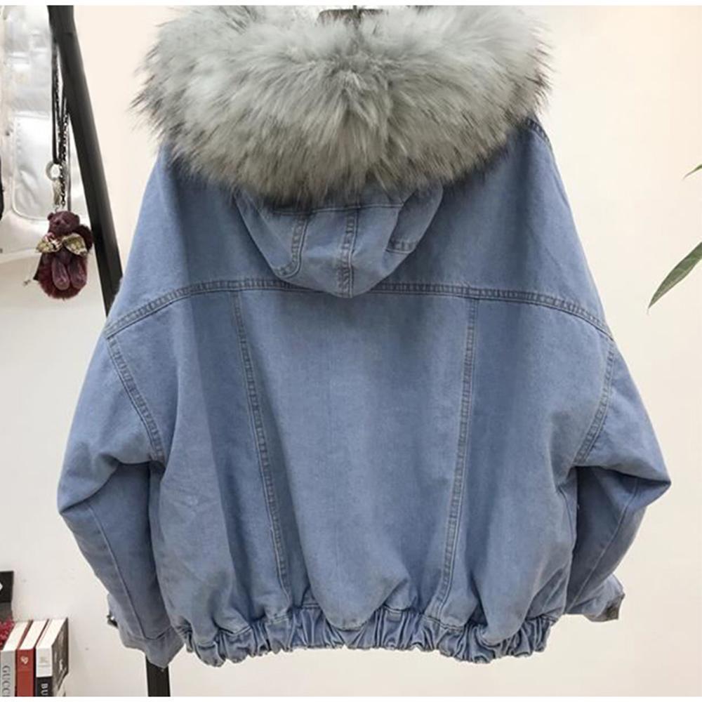 Fur Denim Jacket