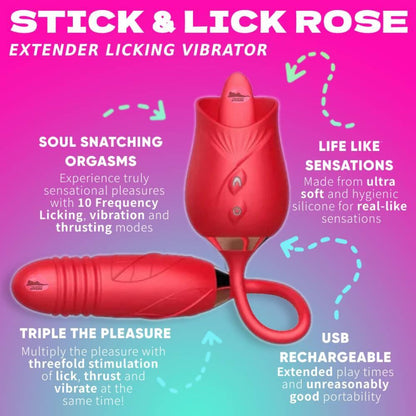 Stick & Lick Licking Vibrator