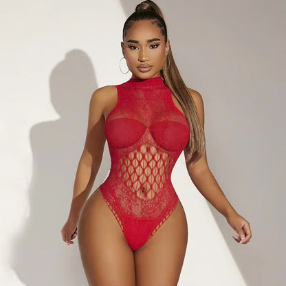 Do You Ever Wonder Fishnet Bodysuit